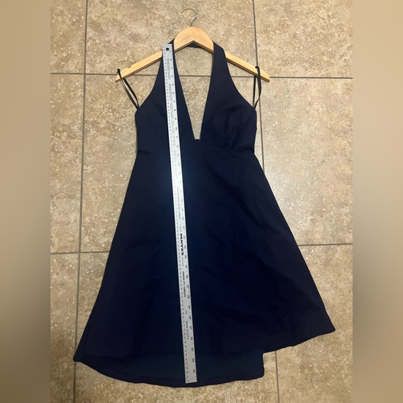 Halston Heritage Navy Halter Dress, Midnight size NWOT Size 2 - Picture 11 of 11